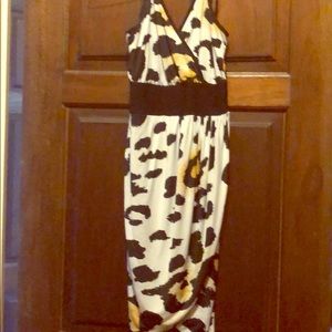 Spaghetti strap leopard dress size XS